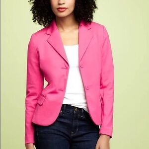 Gap Hot Pink Knit Blazer